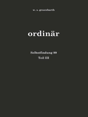 cover image of ordinär
